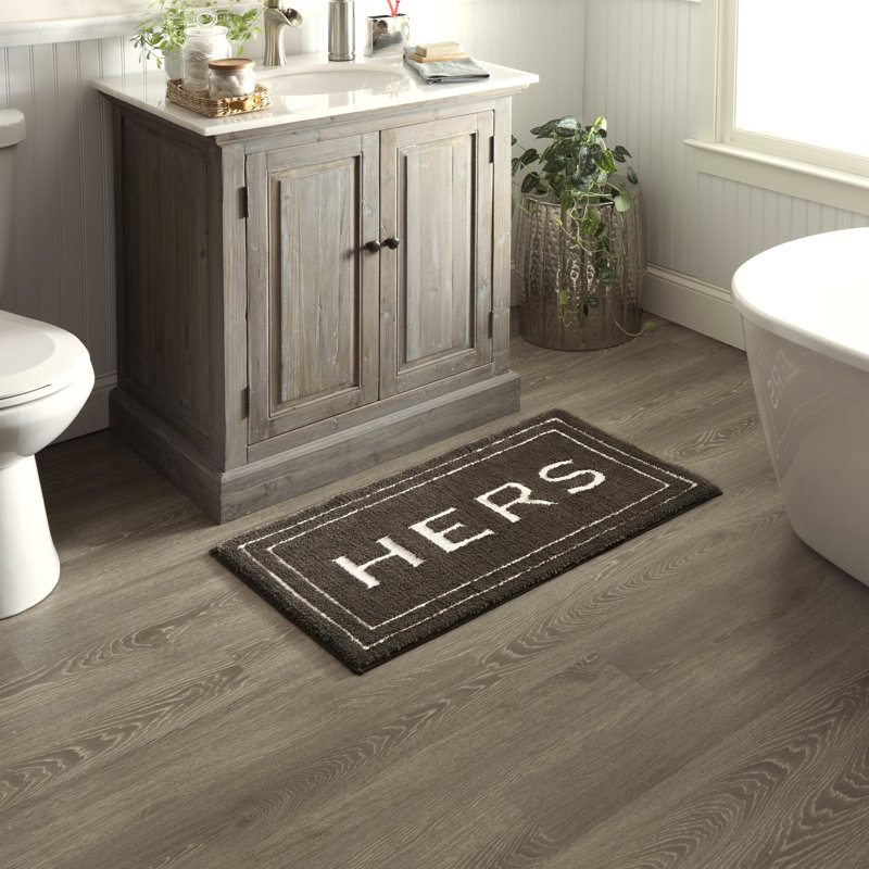 Ebern Designs Ghobad Hers Bath Rug & Reviews Wayfair